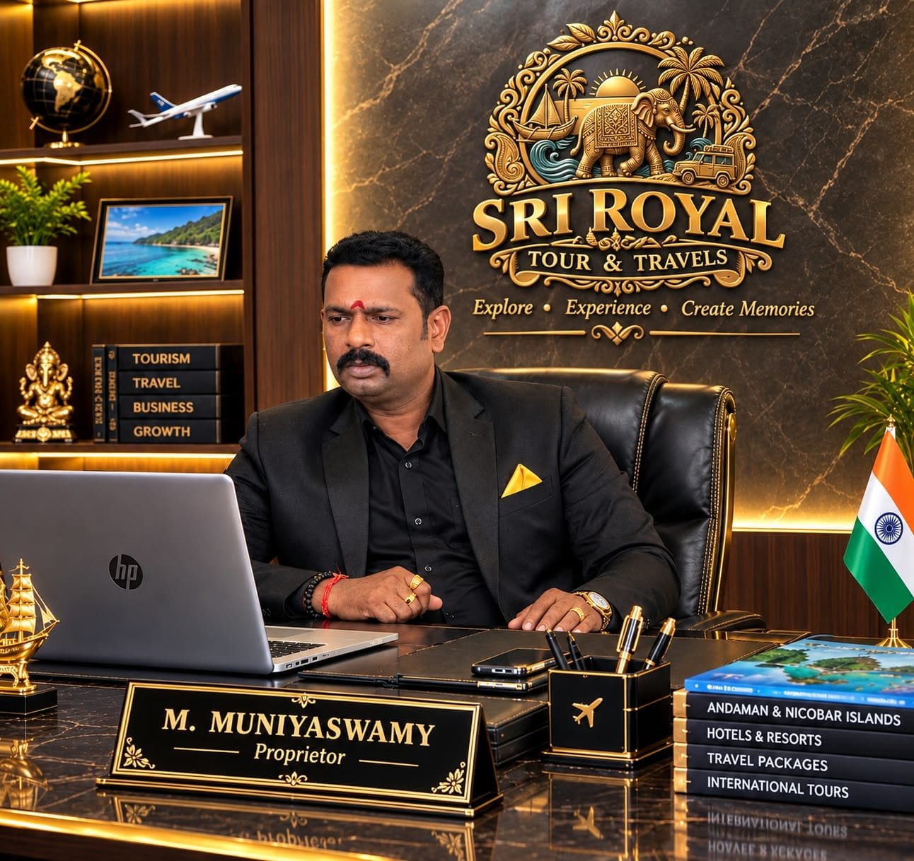 M. Muniyaswamy, Proprietor of Sri Royal Tour & Travels